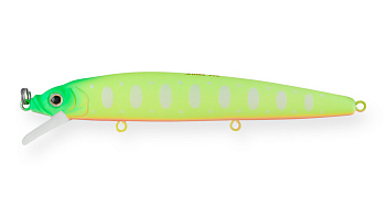Воблер Минноу Strike Pro Alpha Minnow 115, цвет: A178S Lemon Mat Tiger, (EG-033F#A178S)