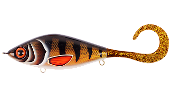 Воблер Джеркбейт Strike Pro Guppie Jr. Shallow, цвет: TR-003 Golden Perch Gold, (EG-208AS#TR-003)