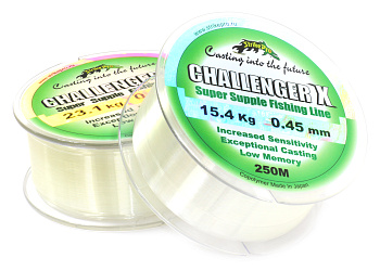 Леска Strike Pro Challenger прозрачный флюо  0,45mm 15,4кг 250m