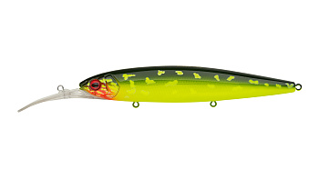 Воблер Минноу Strike Pro Bold Deep Diver 130SP, цвет: AC202F Hot Pike, (EG-191L-SP#AC202F)