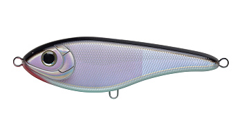 Воблер Джеркбейт Strike Pro Buster Jerk Shallow Runner, цвет: A010-EP Black Back Silver, (EG-048S#A0
