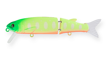 Воблер Составной Strike Pro Glider 105, цвет: A178S Lemon Mat Tiger, (EG-157-SP#A178S)