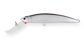 Воблер Минноу Strike Pro Musky Monster Deep 200CL, цвет: A010-EP Black Back Silver, (MG-007CL#A010-E
