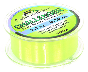 Леска Strike Pro Challenger лимонная 0,25mm 5,4kg 150m