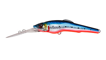 Воблер Минноу Strike Pro Challenger X Deep Diver 140L, цвет: A234-SBO-LU Blue Back Silver OB Fluo, (