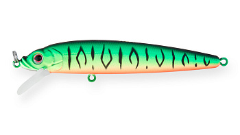 Воблер Минноу Strike Pro Alpha Minnow 95, 95 мм, 9 гр, Загл. 0,6м.-1,6м., Плавающий, цвет: GC01S Mat Tiger, (EG-034F#GC01S)