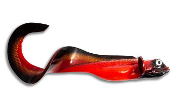 Силиконовая приманка Kanalgratis Nettel Juvenile, цвет: Red Black, (уп./2шт.), (NJ-REDBLACK-08)