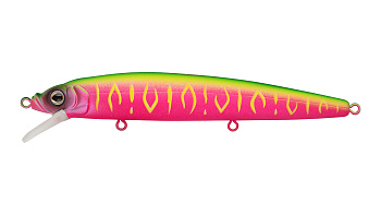 Воблер Минноу Strike Pro Alpha Minnow 115, цвет: A230S Watermelon Mat Tiger, (EG-033F#A230S)
