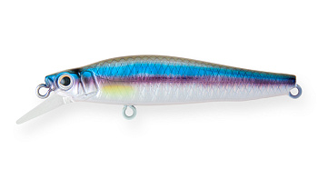 Воблер Минноу Strike Pro IB Minnow JET 75, цвет: A210-SBO-RP Rainbow Ghost Wakasagi, (JS-275#A210-SB