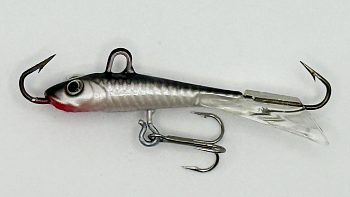 Балансир Strike Pro Strike Ice 25, цвет: A010, цвет: Black Back Silver, хвост: прозрачный