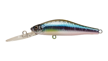 Воблер Минноу Strike Pro Archback Deep 60SP, цвет: A210-SBO-LU Rainbow Ghost Wakasagi, (EG-125DL-SP#