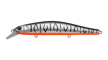 Воблер Минноу Strike Pro Inquisitor 130SP, цвет: A243ES Grey Shadow Mat Tiger, (EG-193C-SP#A243ES)