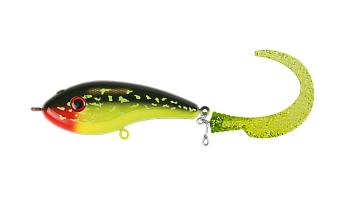 Воблер Джеркбейт Strike Pro Catchy, цвет: C202F Hot Pike, (EG-230#AC202F)