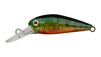 Воблер Крэнк Strike Pro Deep UL Rider, 34 мм, 2 гр, Загл. 0,5м., Нейтральный, цвет: A102G Transparent Perch, (EG-197SP#A102G)