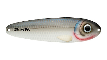 Блесна колеблющаяся Strike Pro BUSTER SPOON 140, цвет: C501F-3D/CP Herring, (ST-017#C501F-3D/CP)
