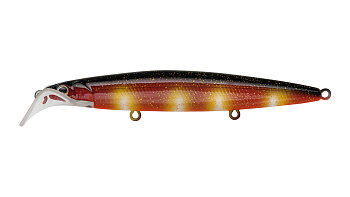Воблер Минноу Strike Pro Scooter Minnow 110F, цвет: C096F Red Bumblebee, (EG-186F#C096F)