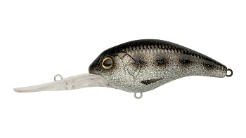 Воблер Крэнк Strike Pro Crankee Deep Runner 100, цвет: A249F-3D Silver Spotted Bullhead, (EG-224#A24