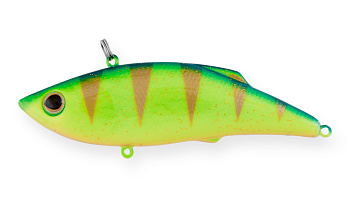 Воблер Раттлин Strike Pro Rattle-N-Shad 75, 75 мм, 11 гр,  Тонущий, цвет: A172FL Glowing Blue Lemon, светящийся, (JL-027S#A172FL)