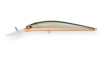 Воблер Минноу Strike Pro Alpha Diver 90, цвет: A70-713 Black Silver OB, (JL-061F#A70-713)