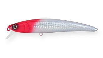 Воблер Минноу Strike Pro Arc Minnow 90SP, 90 мм, 9 гр, Загл. 0,5м.-1,0м., Нейтральный, цвет: 022PPP-713 Redhead Silver, (JL-120-SP#022PPP-713)