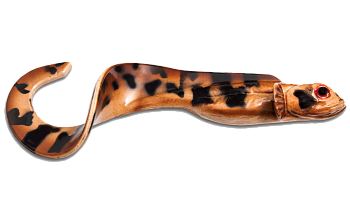 Силиконовая приманка Kanalgratis Nettel Juvenile, 190 мм, 25 гр, цвет: Natural Eelpout, (уп./2шт.), (NJ-NAEEL-04)