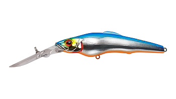 Воблер Минноу Strike Pro Challenger X Deep Diver 87L, цвет: 626E Blue Silver OB, (EG-076BL-F#626E)