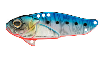 Блесна-Цикада Strike Pro Cyber Vibe 55, цвет: Blue Back Silver OB Fluo, (JG-005D#A234-SBO)
