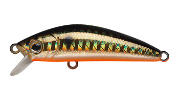 Воблер Минноу Strike Pro Mustang Minnow 60, 60 мм, 5,8 гр, Загл. 0,3м.-0,7м., Плавающий, цвет: 613-713 Black Back Smoked OB, (MG-002A#613-713)