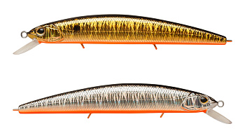Воблер Минноу Strike Pro Montero 90SP, цвет: A70-613-SBO Double Silver/Smoked, (EG-190A-SP#A70-613-S