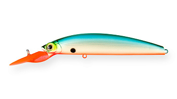 Воблер Минноу Strike Pro Magic Minnow 100, цвет: A05DRV Blue Sunset Red Lip, (EG-068B#A05DRV)