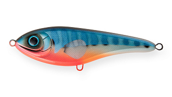 Воблер Джеркбейт Strike Pro Buster Swim, 130 мм, 65 гр,  Медленно тонущий, цвет: C605F Stickleback, (EG-228#C605F)