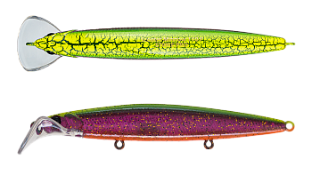 Воблер Минноу Strike Pro Scooter Minnow 110F, (EG-186F#GC04G-UV)