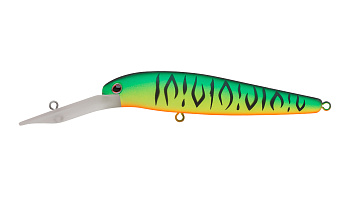 Воблер Минноу Strike Pro S.P. Walleye Minnow 90, 90 мм, 11 гр, Загл. 2,0м.-3,5м., Плавающий, цвет: GC01S Mat Tiger, (JL-022F#GC01S)