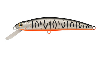 Воблер Минноу Strike Pro Musky Monster DM160, цвет: A243ES Grey Shadow Mat Tiger, (MG-006F#A243ES)