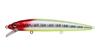Воблер Минноу Strike Pro Alpha Minnow 115, цвет: X10-SBO Clown Silver, (EG-033F#X10-SBO)