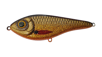 Воблер Джеркбейт Strike Pro Buster Swim, цвет: C768 Golden Roach, (EG-228#C768)