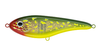 Воблер Джеркбейт Strike Pro Buster Jerk Shallow Runner, цвет: KG2 Hot Pike, (EG-048S#KG2)
