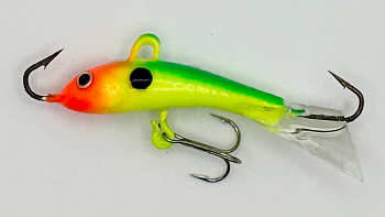 Балансир Strike Pro Dolphin Ice 30, цвет: A13FL, светящийся, хвост: прозрачный