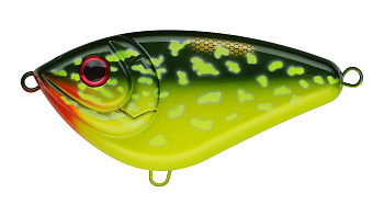 Воблер Джеркбейт Strike Pro Belly Buster, цвет: AC202F Hot Pike, (EG-064#AC202F)