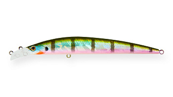 Воблер Минноу Strike Pro Top Water Minnow 110, 110 мм, 10,5 гр, Загл. 0,2м.-0,7м., Плавающий, цвет: 630V Bluegill, (JL-166F#630V)