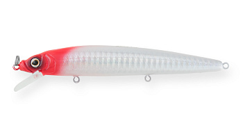 Воблер Минноу Strike Pro Alpha Minnow 115, цвет: 022PPP-713 Redhead Silver, (EG-033F#022PPP-713)
