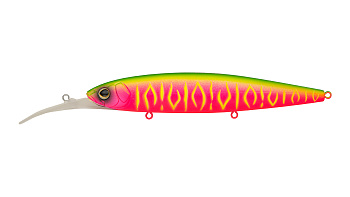 Воблер Минноу Strike Pro Bold Deep Diver 130SP, цвет: A230S Watermelon Mat Tiger, (EG-191L-SP#A230S)