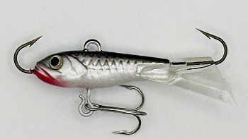 Балансир Strike Pro Ice Baby 25, цвет: A010, цвет: Black Back Silver, хвост: прозрачный