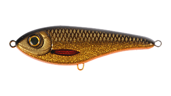 Воблер Джеркбейт Strike Pro Buster Jerk Shallow Runner, цвет: C768 Golden Roach, (EG-048S#C768)