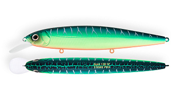 Воблер Минноу Strike Pro Bold 130SP, цвет: A223S-RP Pearl Mat Tiger, (EG-191-SP#A223S-RP)
