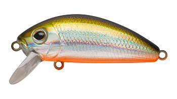 Воблер Минноу Strike Pro Mustang Minnow 45, 45 мм, 4,5 гр, Загл. 0,2м.-0,5м., Плавающий, цвет: 612T Natural Shad Silver, (MG-002F#612T)