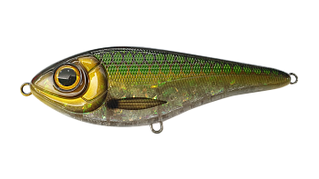 Воблер Джеркбейт Strike Pro Buster Swim, цвет: C766 Emerald Herring, (EG-228#C766)