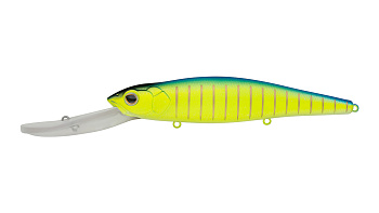 Воблер Минноу Strike Pro Deep Jer-O Minnow 130, цвет: 597S Blue Mat Tiger, (EG-054F#597S)