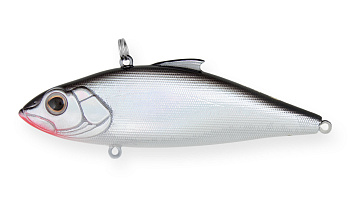 Воблер Раттлин Strike Pro Euro Vibe Floater 80, цвет: A010-EP Black Back Silver, (SP-027#A010-EP)