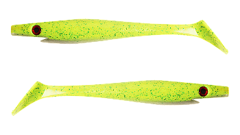 Силиконовая приманка Strike Pro Pig Shad Jr, цвет: Lemon Shad, (уп./2шт.), (SP-172C#113)